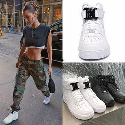 明星上腳af1,AF1鞋履演繹時尚態度